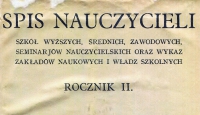 1926  Spis nauczycieli